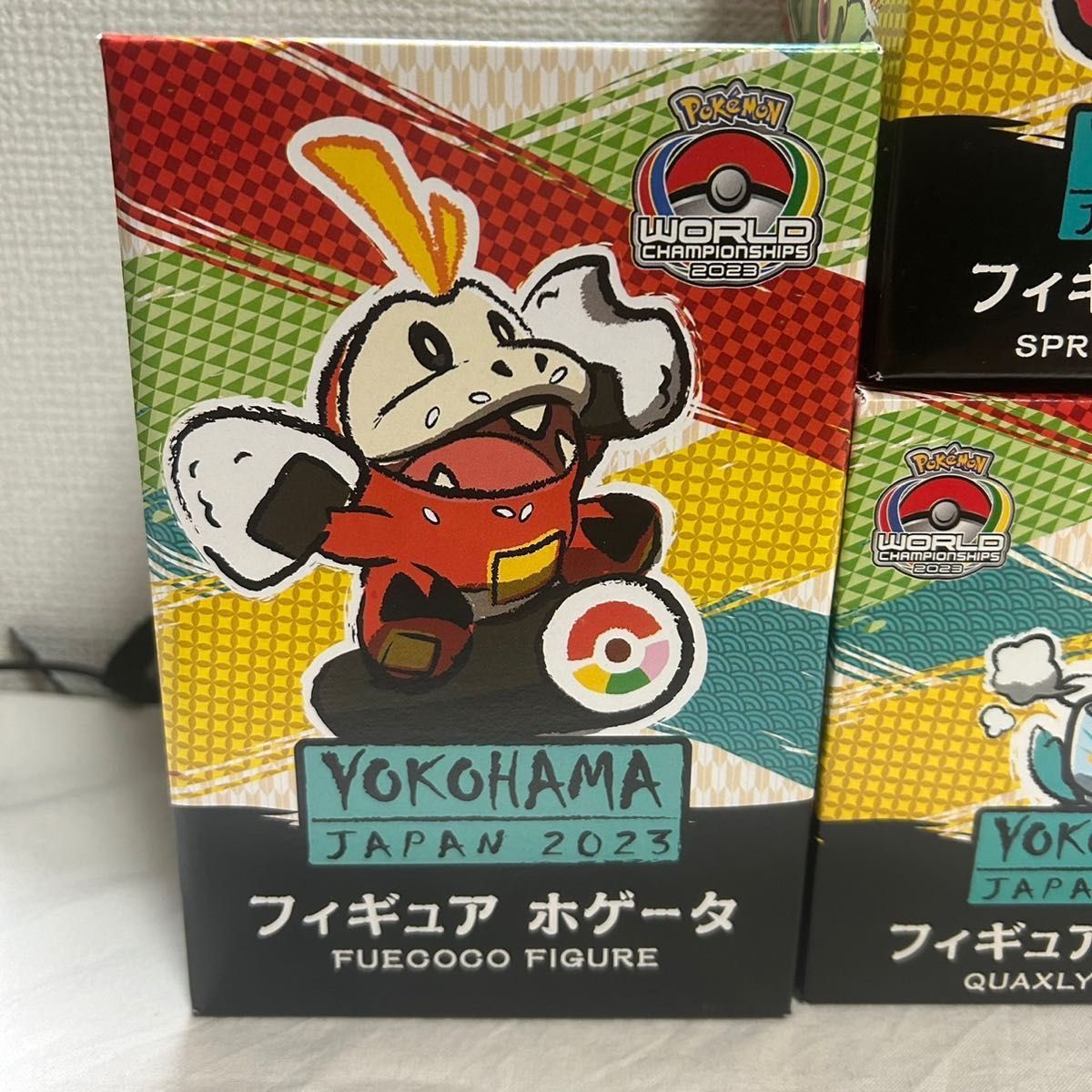 WCS 横浜 ピカチュウ ニャオハ ホゲータ クワッス フィギュア 4点セット
