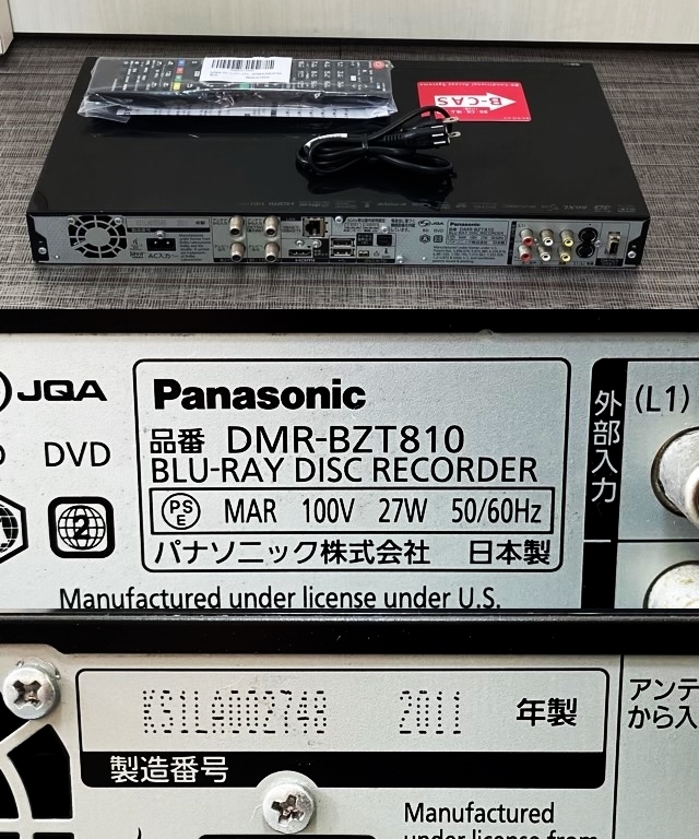 1TB → 6TB HDD ＜使用時間77時間＞ 換装Panasonic DIGA DMR-BZT810