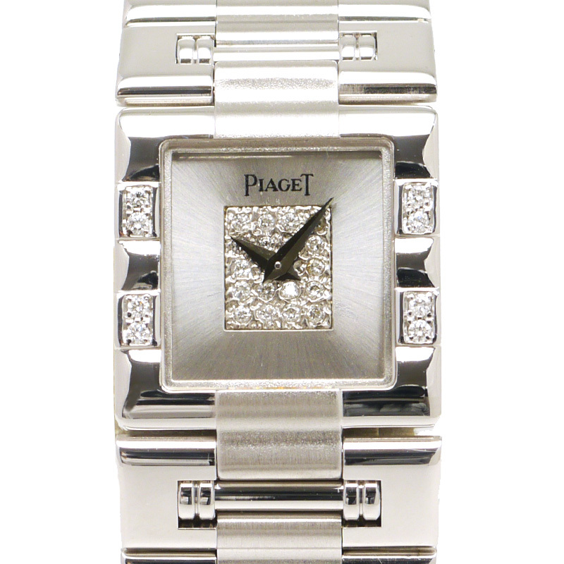 ピアジェ PIAGET ダンサースクエア レディース クオーツ 750WG ダイヤモンド 金無垢