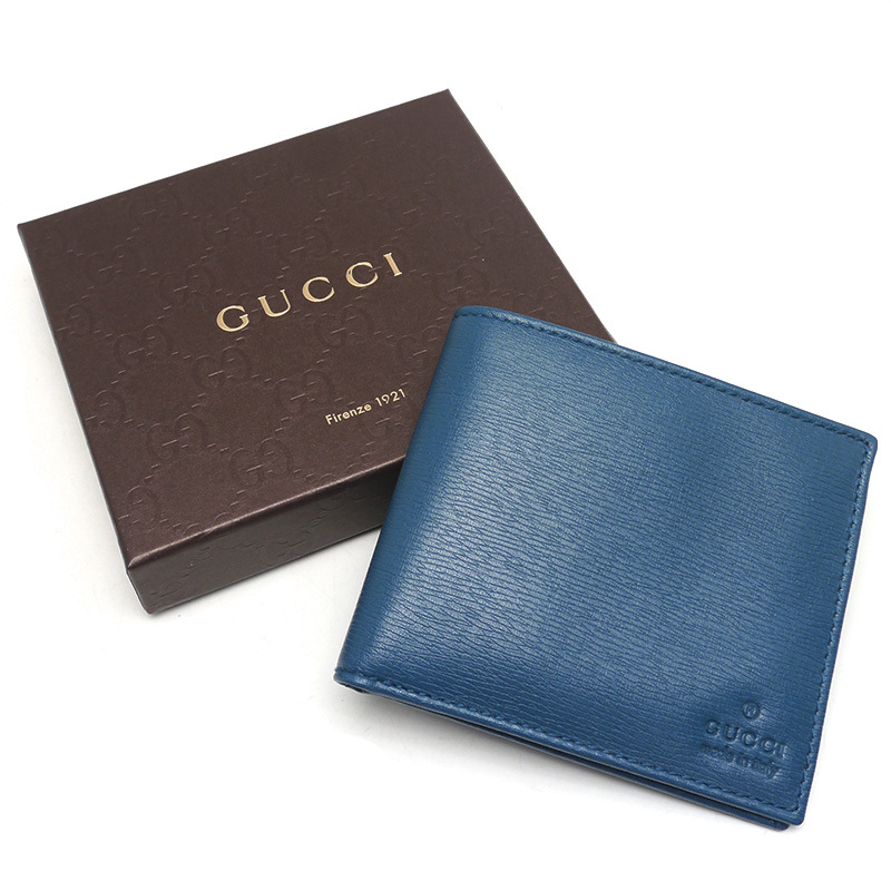 ☆日本の職人技☆ グッチ GUCCI 二つ折り札入れ 04795.0416 メンズ