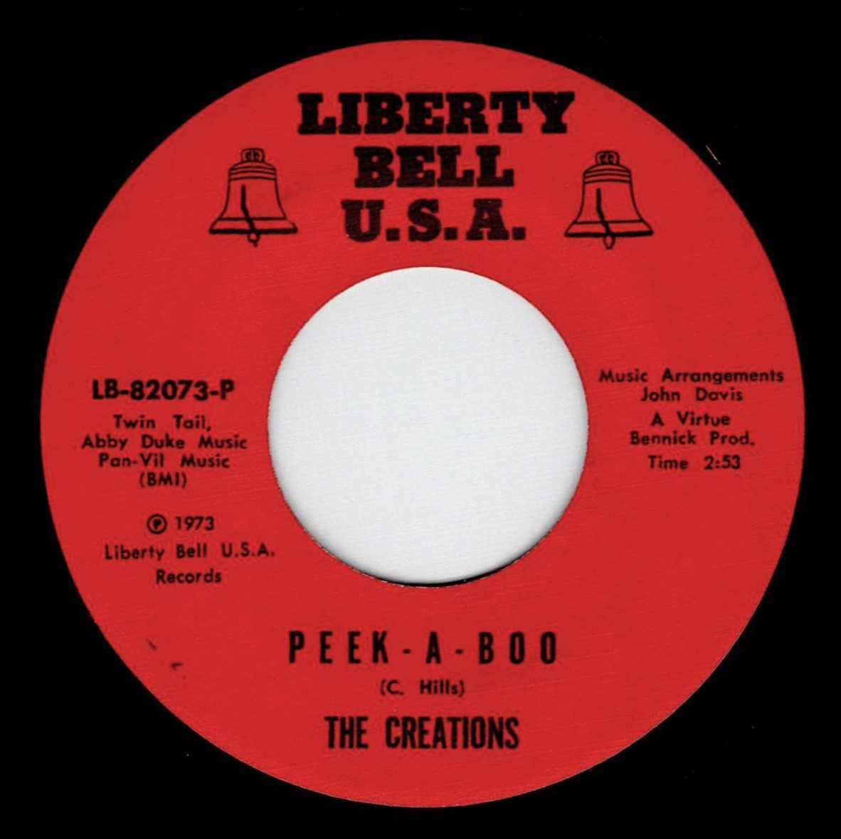 The Creations / Peek-A-Boo (Liberty Bell USA)