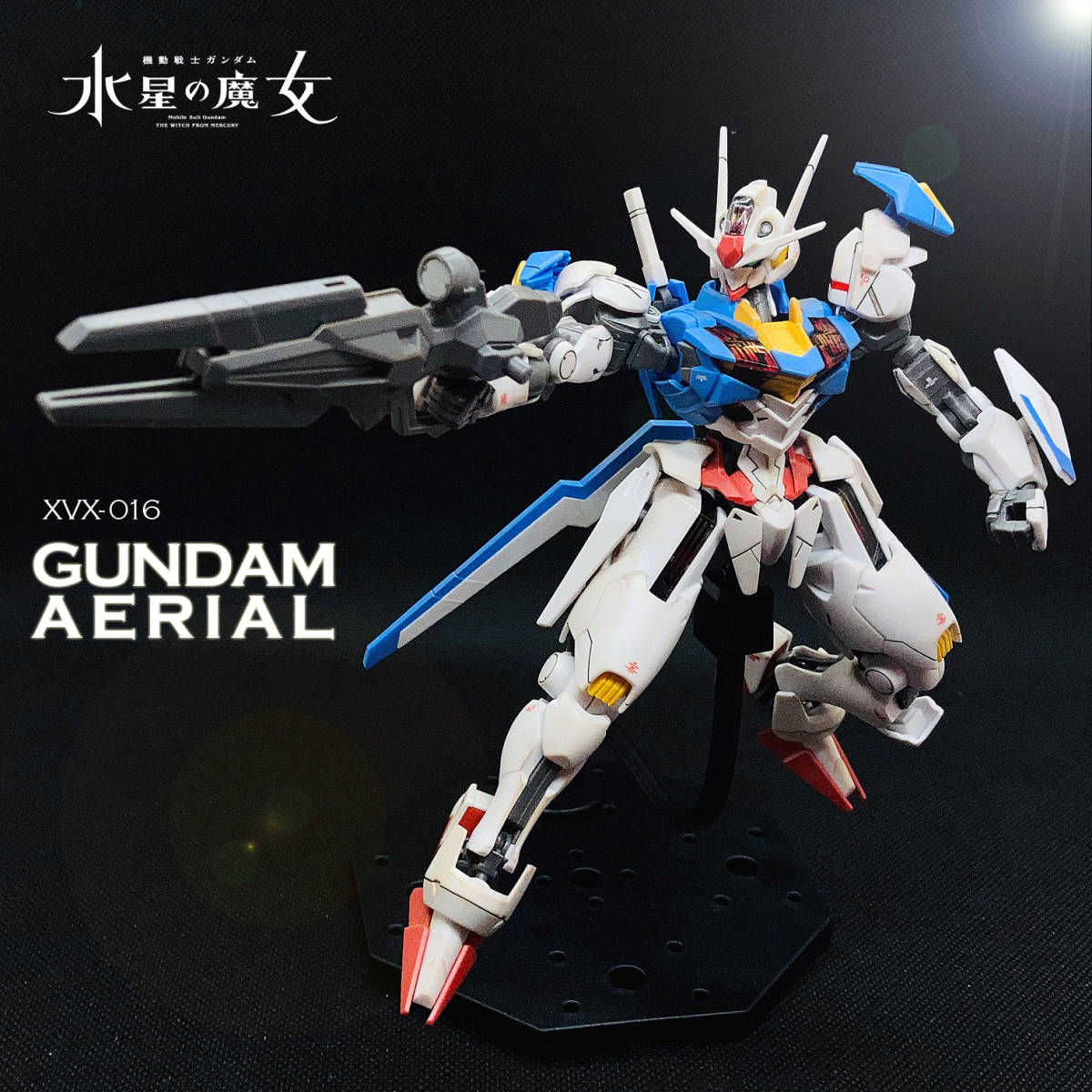 塗装済完成品】1/144 HG ガンダムエアリアル 成型色仕上げ 機動戦士