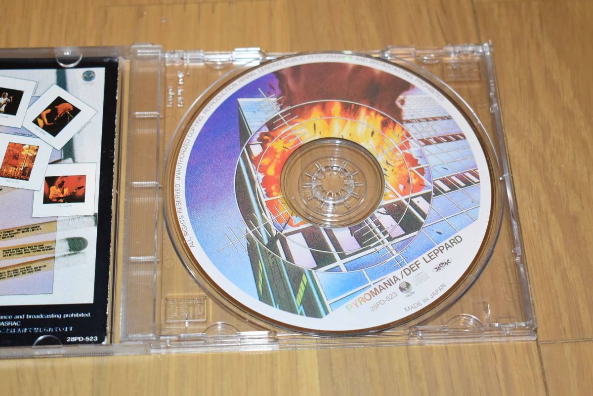 デフ・レパード　炎のターゲット　限定盤ピクチャーCD　★国内盤帯付★_画像2