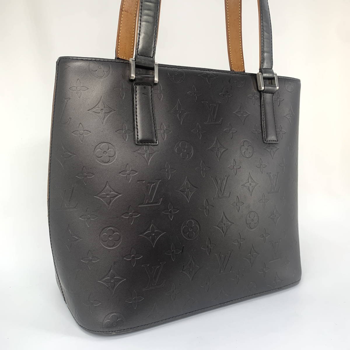 極美品】ルイヴィトン Louis Vuitton モノグラム マット ストックトン