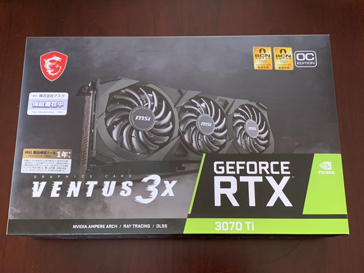 数量は多い 送料無料 使用1年未満 OC 8G 3X VENTUS Ti 3070 RTX GeForce MSI PCI Express 数量は多い 送料無料 使用1年未満 OC 8G 3X VENTUS Ti 3070 RTX GeForce MSI PCI Express