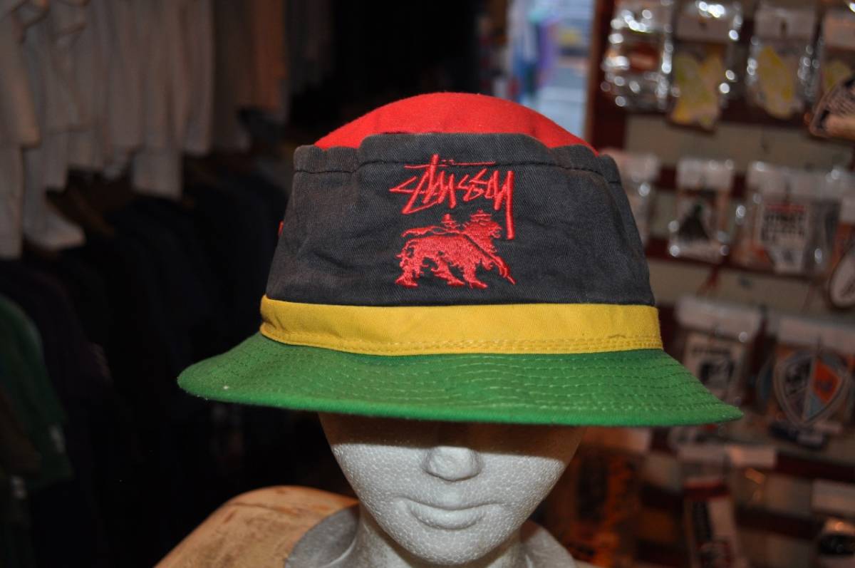  б/у 80 годы OLD STUSSY RASTA Old Stussy la старт свинина пирог шляпа 