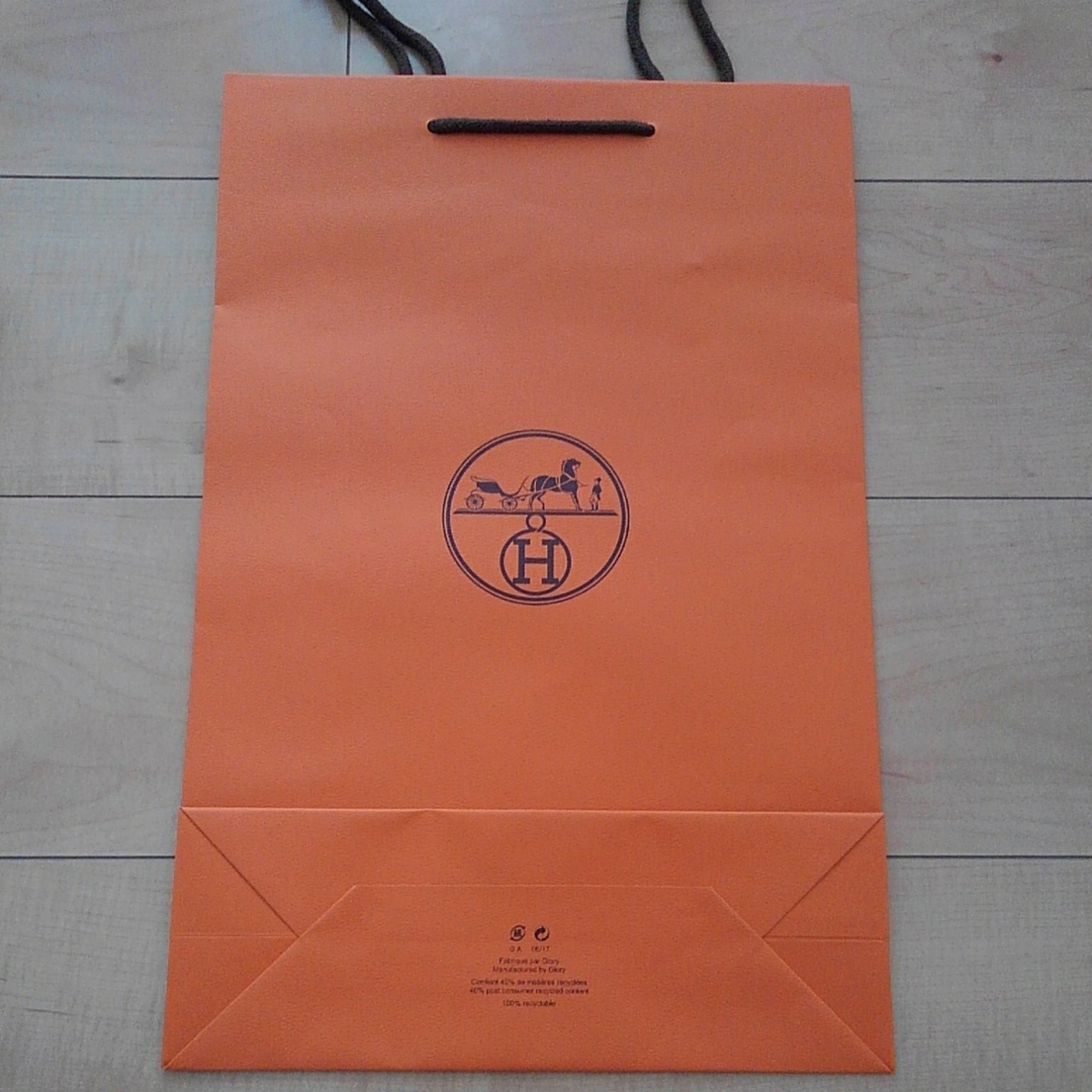 ☆美品☆HERMES☆エルメスの紙袋☆３枚セット☆自宅保管品☆_画像3