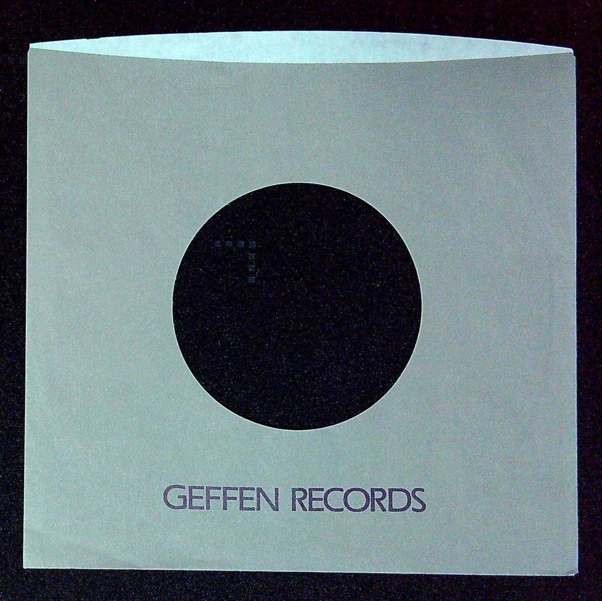 ◆228◆EP盤用・中古レコード袋◆GEFFEN◆1枚◆外ビニール袋新品1枚付◆_画像1