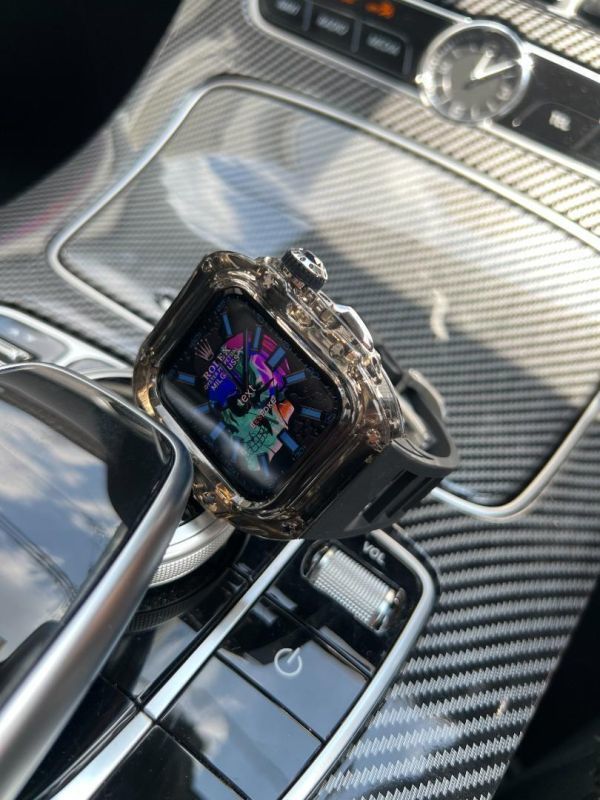 AppleWatch Full Clearcase Ultra mm 時計 ゴールデンコンセプト
