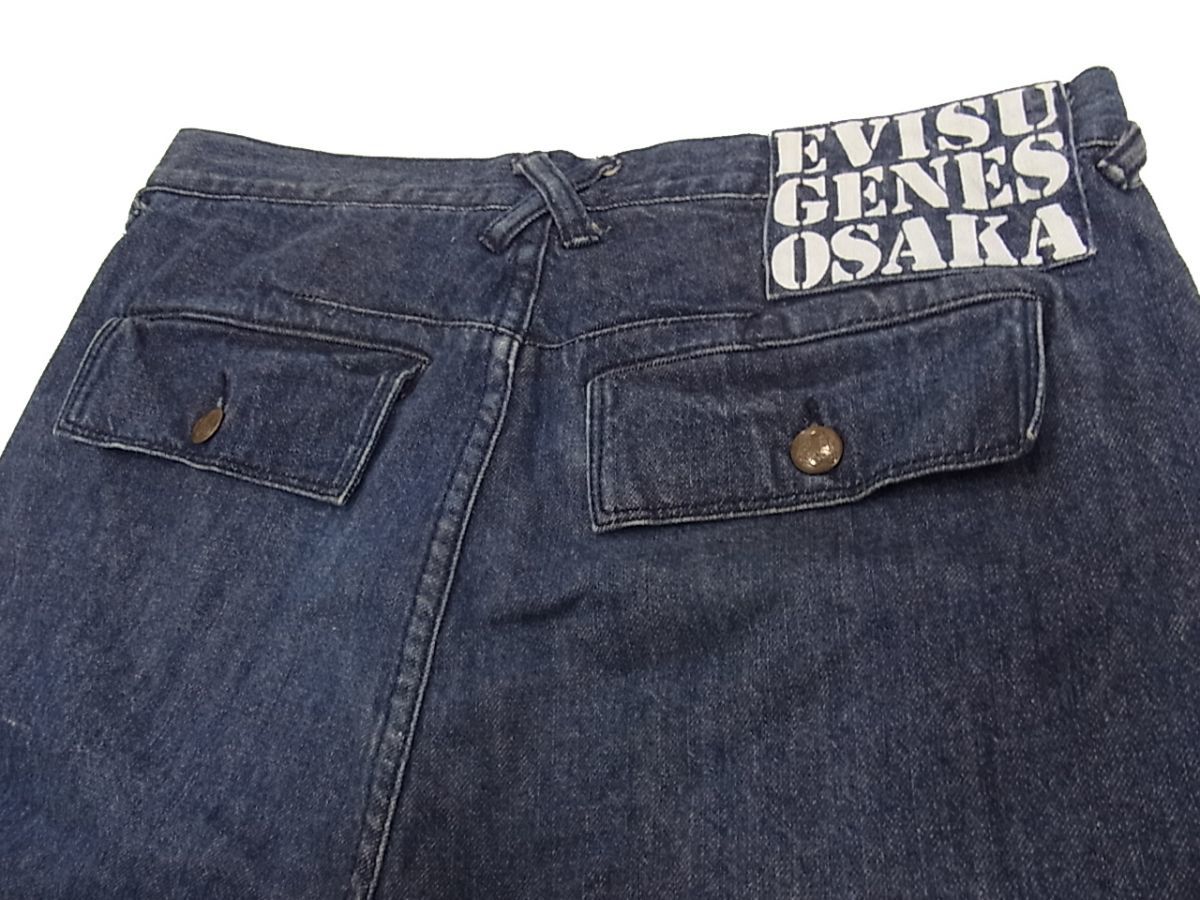 ◇EVISU エヴィス ジーンズ ハーフパンツ カモメプリント 恵比寿 ◇EVISU エヴィス ジーンズ ハーフパンツ カモメプリント 恵比寿