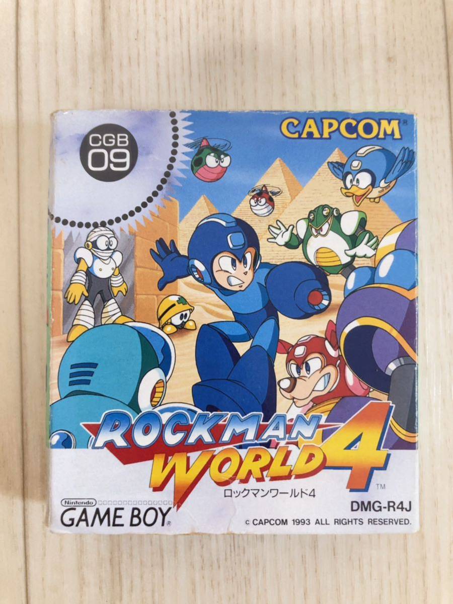 品質一番の CAPCOM ロックマンワールド4 ゲームボーイ カプコン 箱 DMG