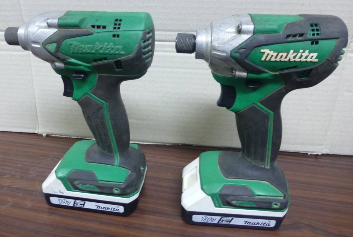 税込】 ライト不良 makita 1.5Ah 6.0Ah 18V バッテリー付 MTD002D