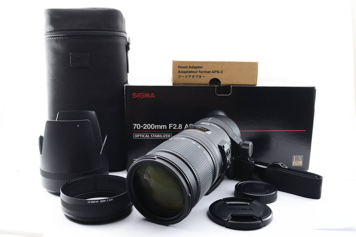 ファッション F2.8 70-200mm APO シグマ SIGMA ☆極上美品☆ ケース付