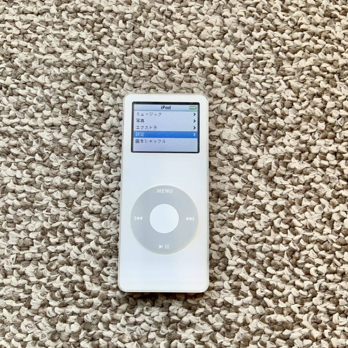 iPod nano 第1世代 4GB Apple アップル アイポッドナノ 本体 iPod nano 第1世代 4GB Apple アップル アイポッドナノ 本体