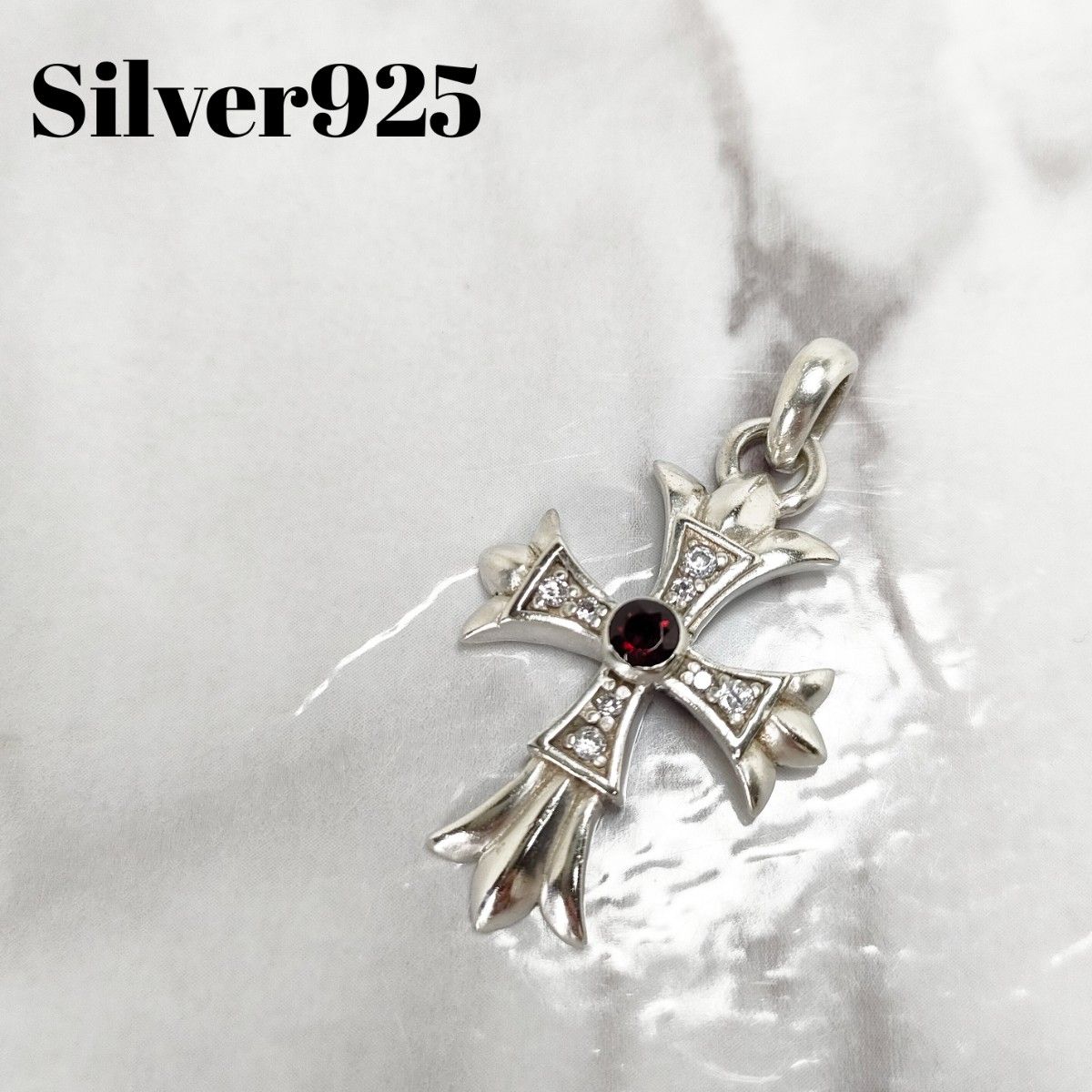 Silver925/ネックレストップ/クロス/十字架/匿名配送/送料無料