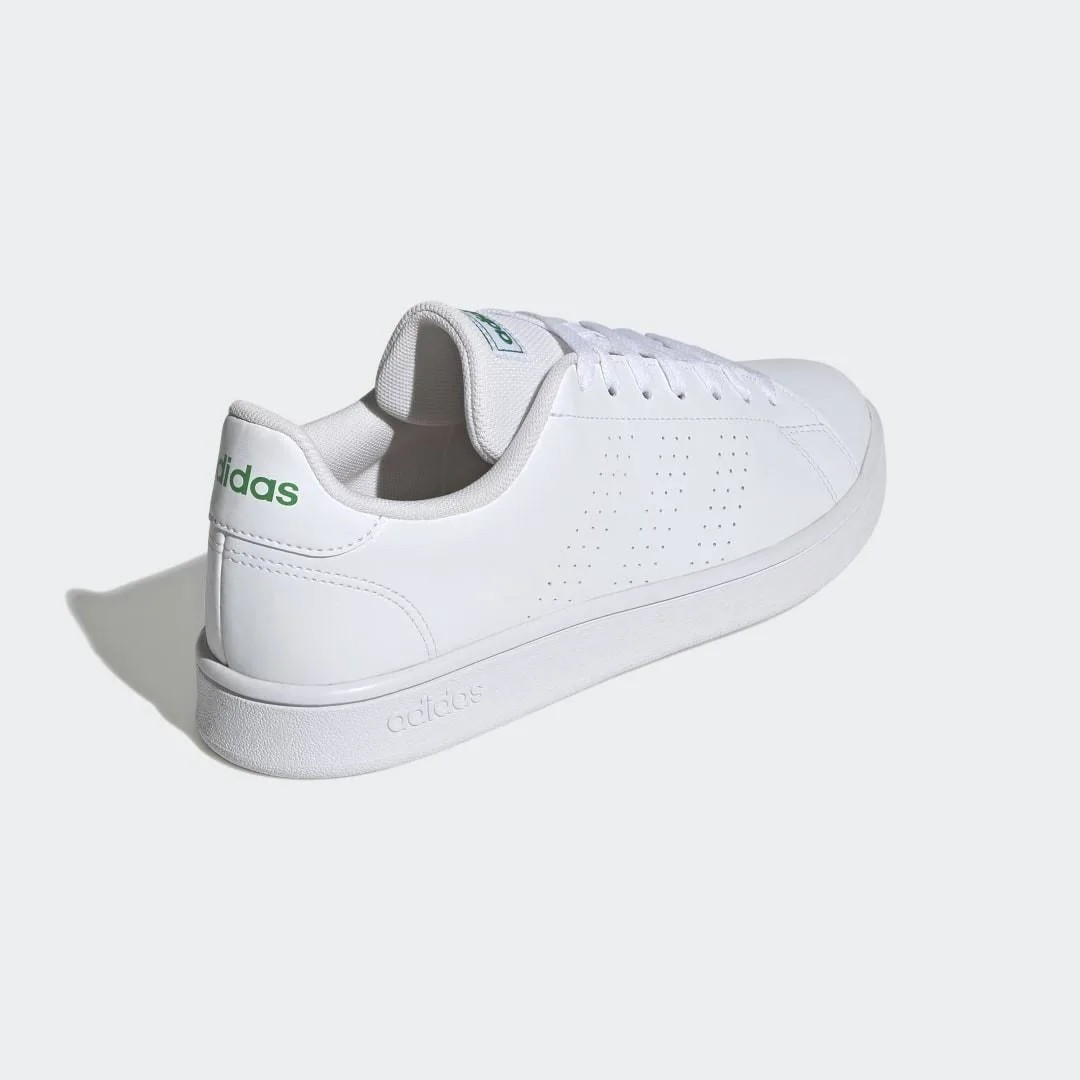 【新品】25.5cm アドバンテージベース ADVANTAGE BASE SHOES ホワイト 白/緑 スニーカー 靴シューズ adidas アディダス オリジナルスgw2063の画像2
