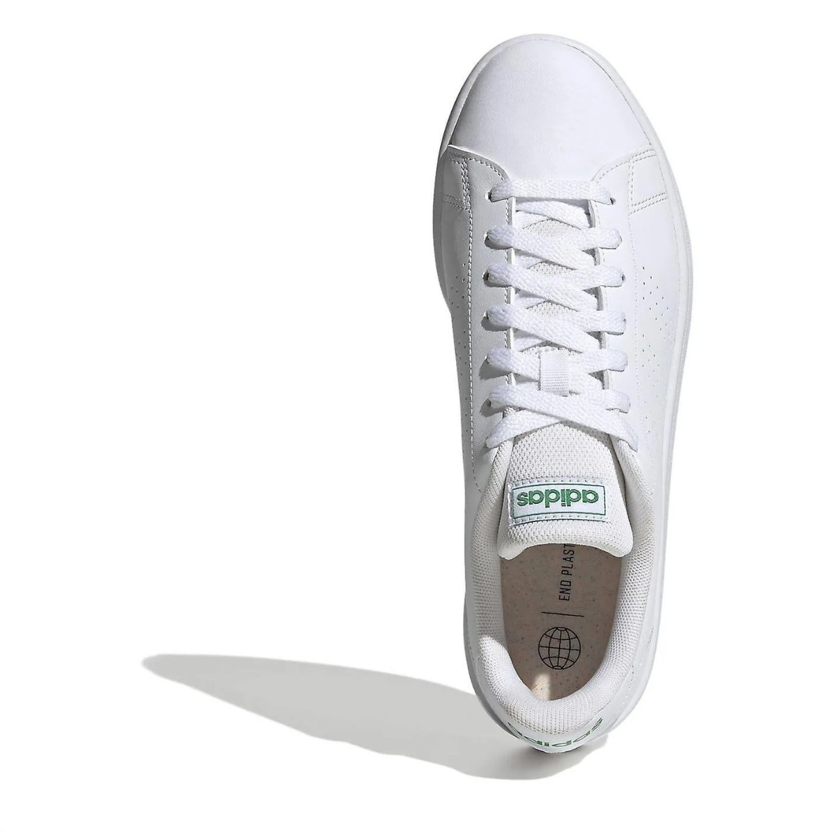 【新品】26.5cm アドバンテージベース ADVANTAGE BASE SHOES ホワイト 白/緑 スニーカー 靴シューズ adidas アディダス オリジナルスgw2063_画像7