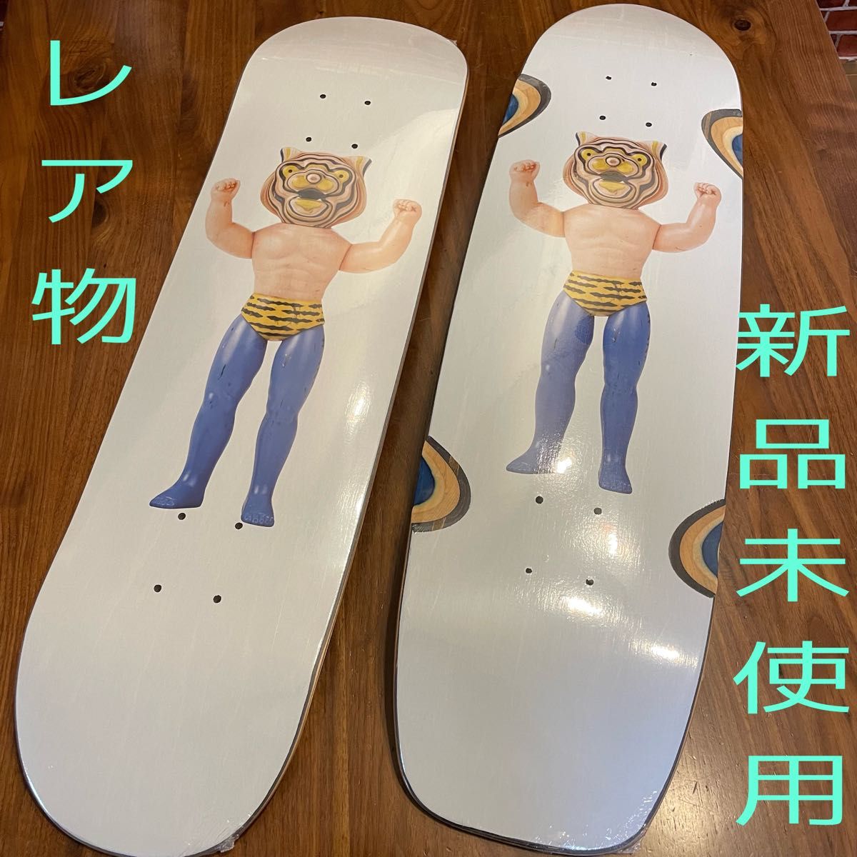 レア物 スケートボードデッキ スケボーデッキ ハロシデッキ 新品 タイガーマスク