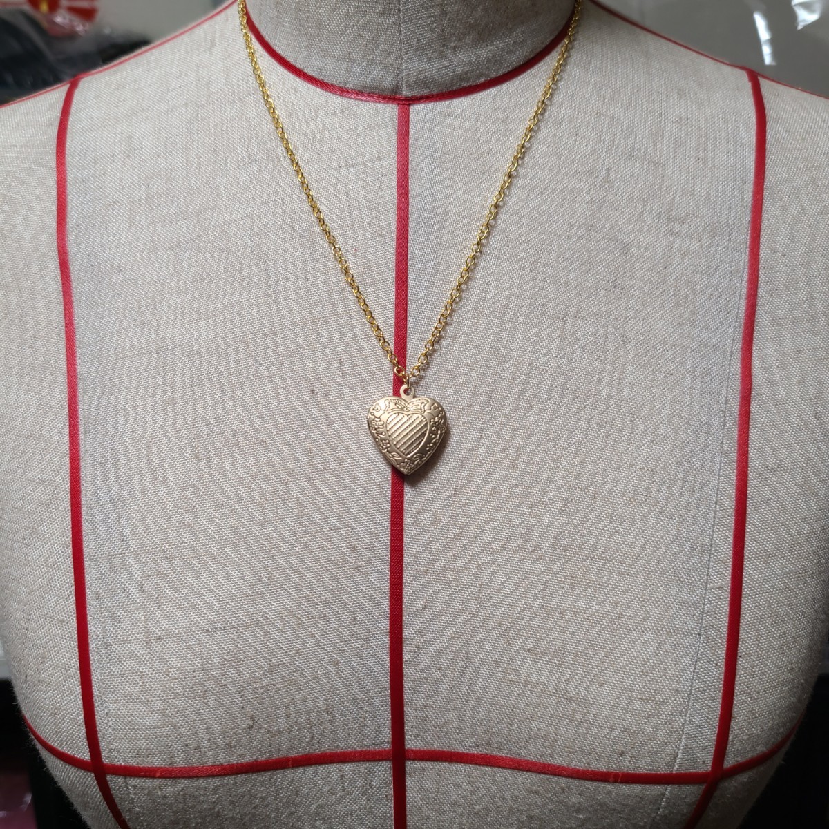[ hand made ] Rocket pendant antique Heart . flower ribbon 