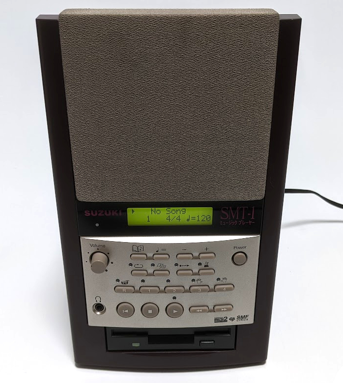 SUZUKI スズキ SMT-1 ミュージックプレイヤー FD フロッピー GM音源モジュール シーケンサー MT-90s ACアダプター PSB-1U 管理:K230702_画像1