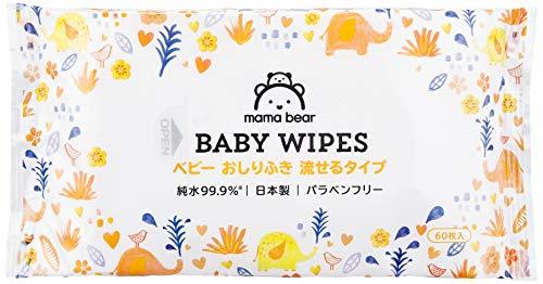 [... pre-moist wipes ]Mama Bear ( mama Bear -) baby pre-moist wipes purified water 99.9%... type 60 sheets insertion x24 piece (1440 sheets ) [ke