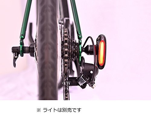 KCNC 自転車用 軽量 アクセサリーホルダー ライトホルダー ハブパーツ ライトアダプター ブラック 524771_画像4