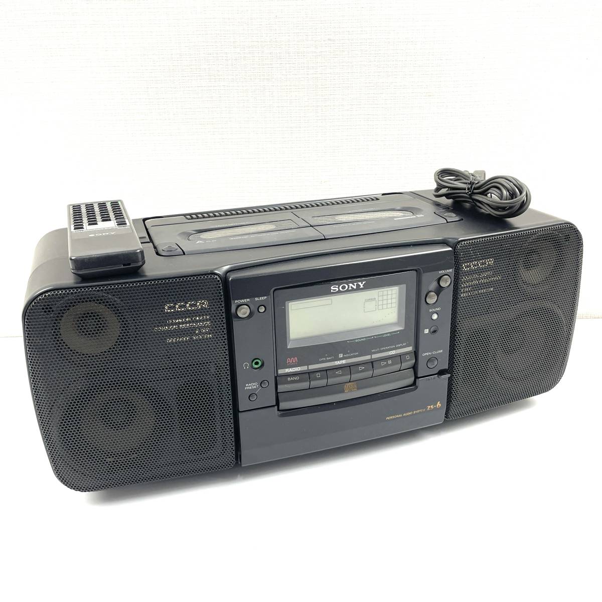 Yahoo!オークション - SONY CDラジカセ ZS-6 リモコン付き Yahoo!オークション - SONY CDラジカセ ZS-6 リモコン付き