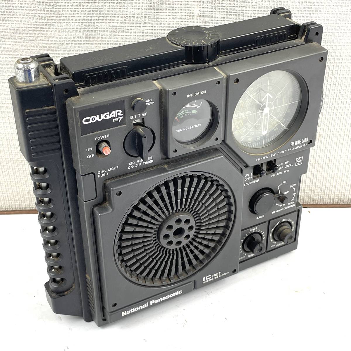 正規販売店】 National BCLラジオ RF-877 COUGAR No.7 ナショナル