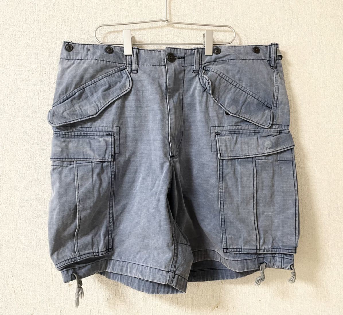 RRL カーゴパンツ ショートパンツ ブルー 34インチ RALPH LAUREN