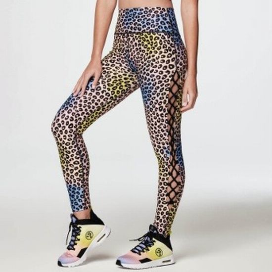 Zumba Happy High Waisted Ankle Leggings