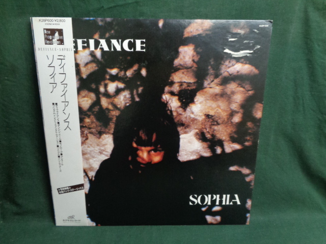 ソフィアSOPHIA/ディファイアンスDEFIANCE●帯付LP　布製バック・ステージ・パス付き_画像1