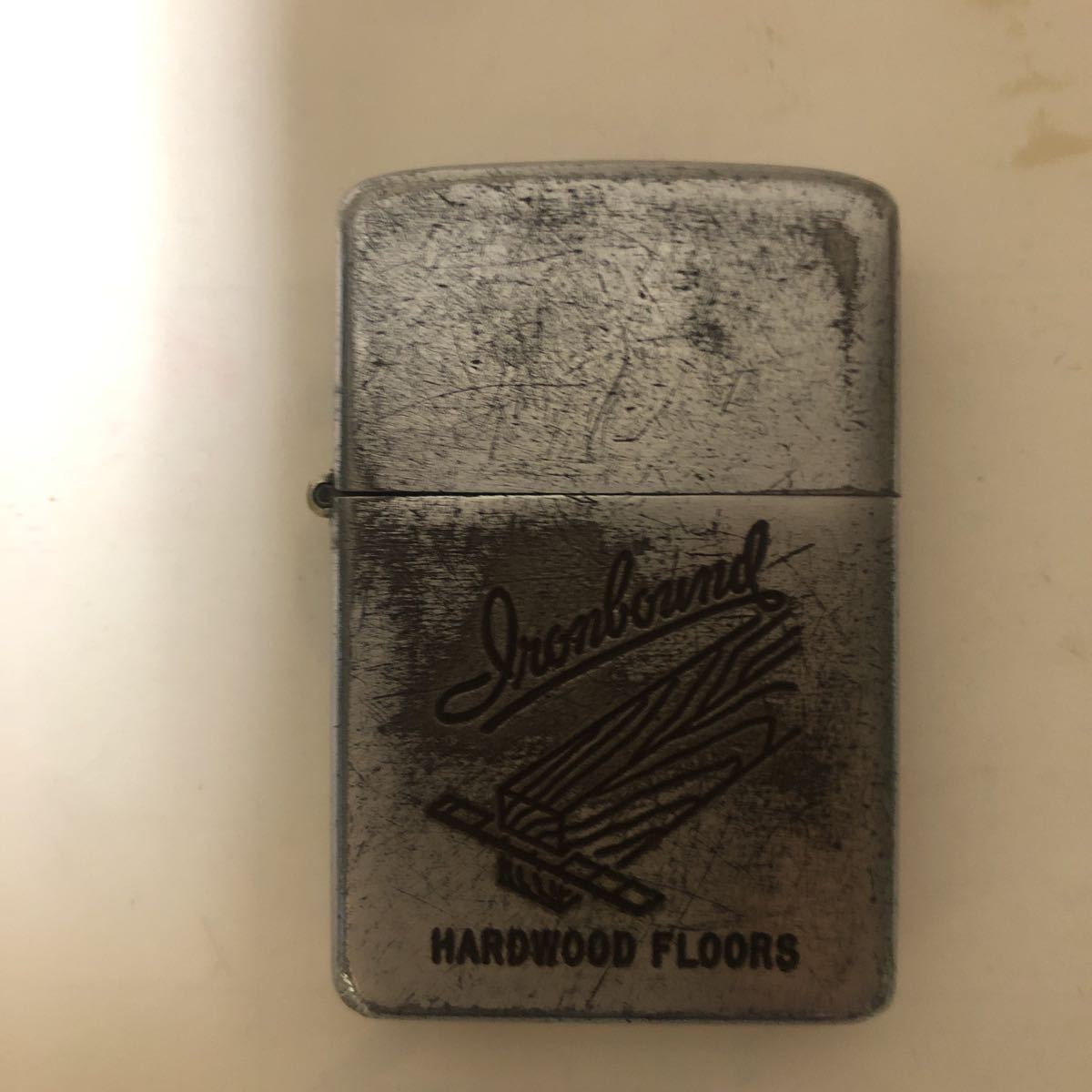 ZIPPOジッポーライター】HARDWOOD FLOORS/1951～52年製/ビンテージ-