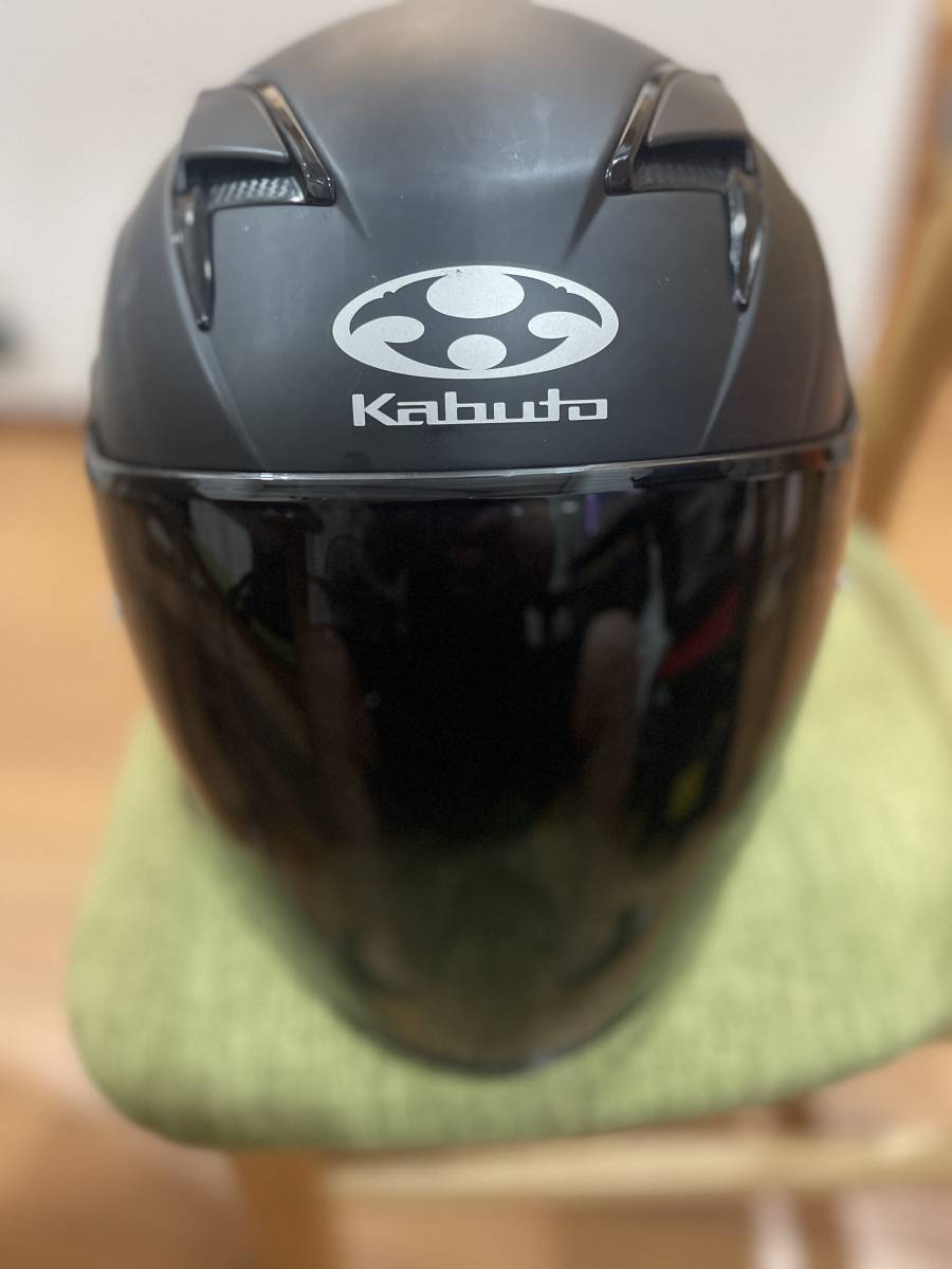 ★　Kabuto ジェットヘルメット　EXCEED　ブラック　Mサイズ　中古品　★_画像1