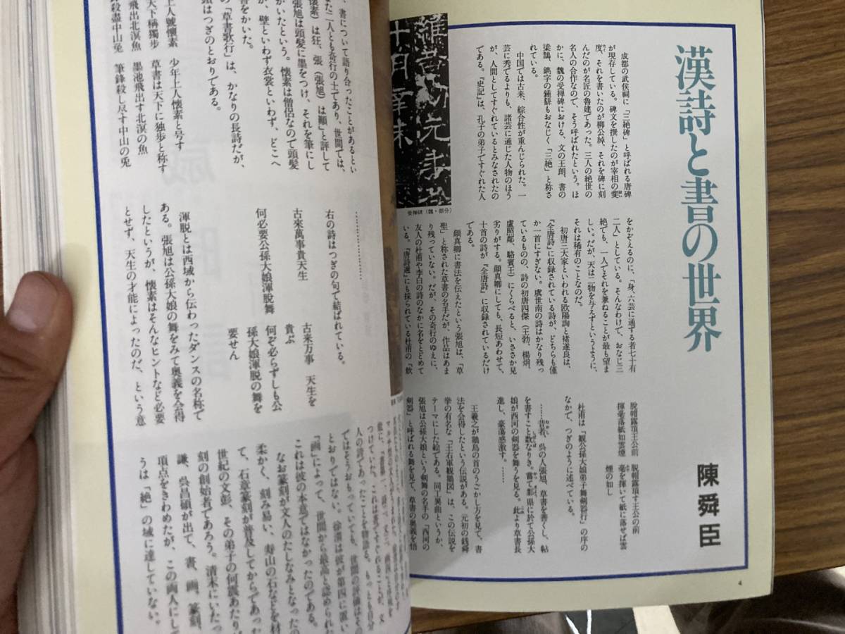 別冊 墨　　第9号 漢詩と書　名詩鑑賞と書作ガイド 書道 /SB1_画像3