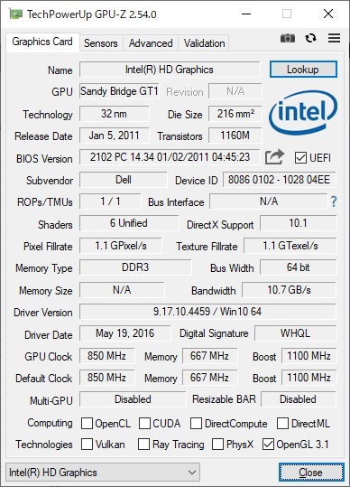 動作確認済! Dell Vostro260s Core i3 2120(3.3GHz)/DDR3 8GB/HDD500GB/DVDMulti/Win10Home64bit認証済_画像8