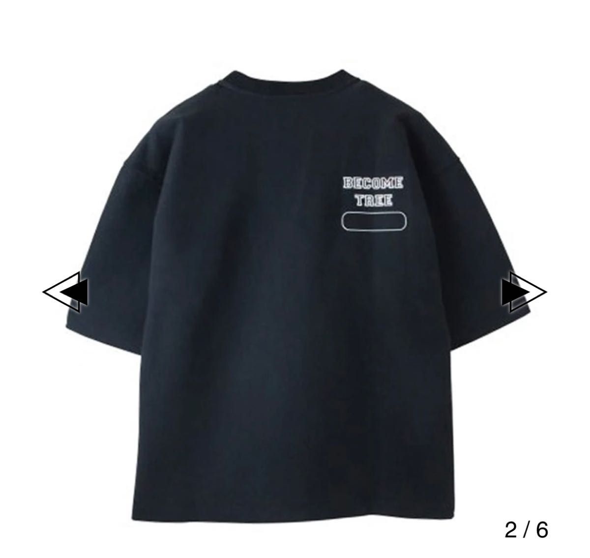 TAKUYA∞着用 becometree 新品未使用 BLACK/Over size T-shirts