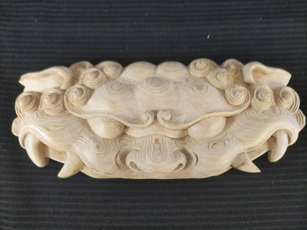 ◆◆【獅子】社寺仏閣、山車、神輿 だんぢり彫刻部材 幅30cm 送料無料!正規品!
