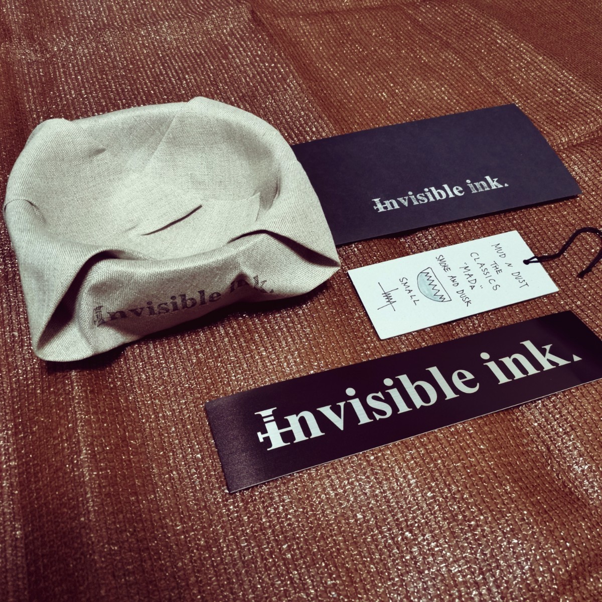 Invisible Ink. MUD N DUST THE CLASSICS “ MAD. “ SMALL 未使用新品