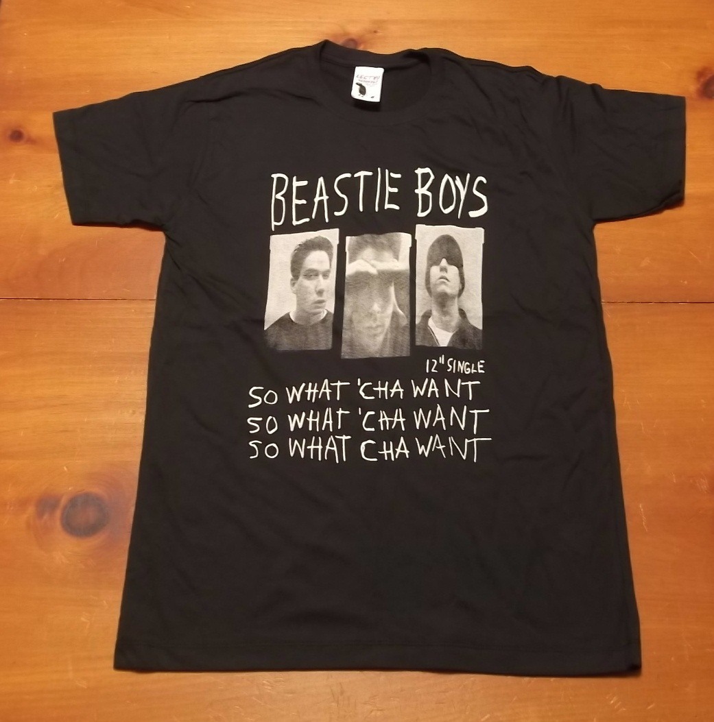 新品【Beastie Boys 】 ビースティボーイズ So What'cha Want プリント Tシャツ M // チェックユアヘッド ソー・ワァッチャ・ウォント_画像1