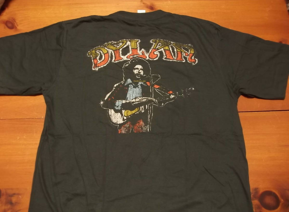 XXL(2XL) 新品【Bob Dylan】ボブディラン Tour 1978 Vintage Style 両面 プリント Tシャツ // ロックTシャツ バンドTシャツ_画像3