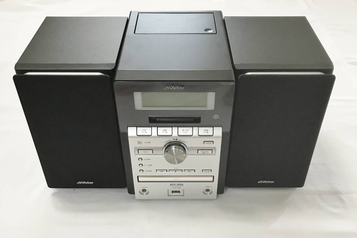 JVC Kenwood Victor micro component MD system UX-Z2 black CD/MD