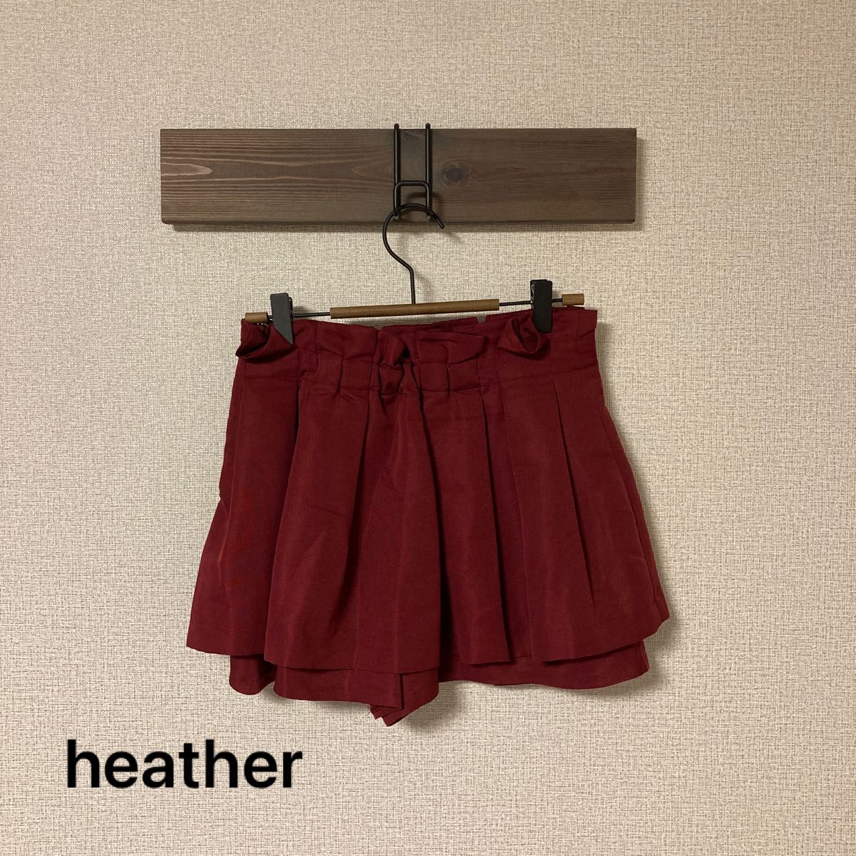 Heather キュロットスカート