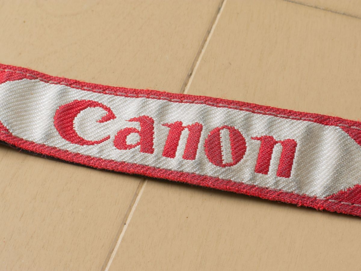 【即決！送料込！】稀少！CANON CPE オリジナルストラップ キヤノン　平成元年頃の稀少モデル_画像5