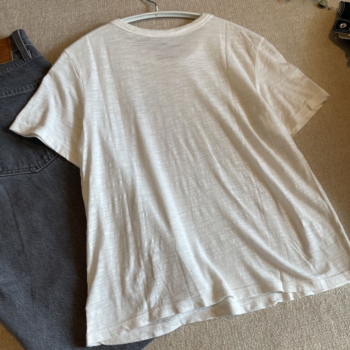 アメリカンイーグルアウトフィッターズ　Tシャツ 白　半袖　レディースSサイズ　美品　AEO カットソー　チビT トップス_画像6