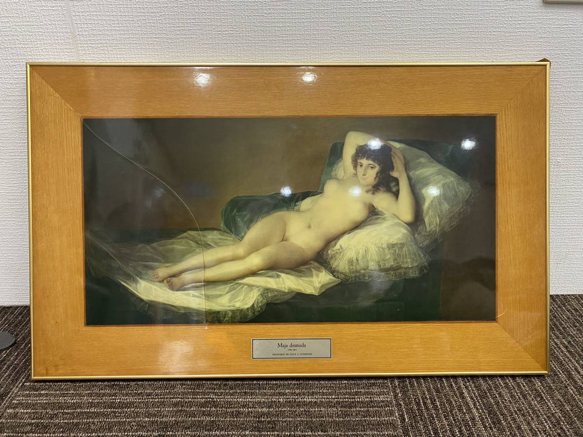 フランシスコ・デ・ゴヤ Francisco de Goya y Lucientes 「裸のマハ The Naked Maja. 1798-1805」Maja desnuda☆幅71cm×高さ43.5cm