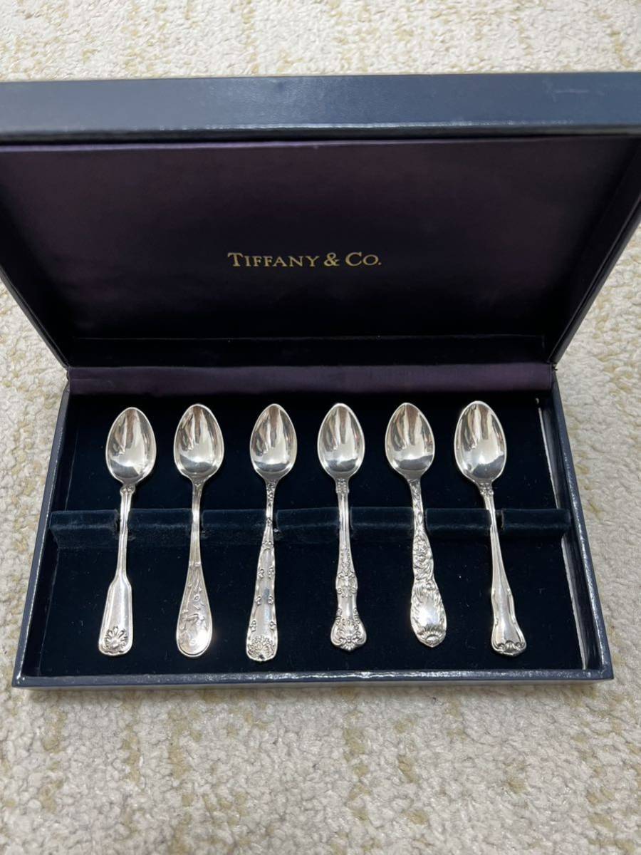 【初回限定】 TIFFANY&Co. ティファニー 箱あり SV1000 6本セット 箱有 スプーン ティファニー 【初回限定】 TIFFANY&Co. ティファニー 箱あり SV1000 6本セット 箱有 スプーン ティファニー
