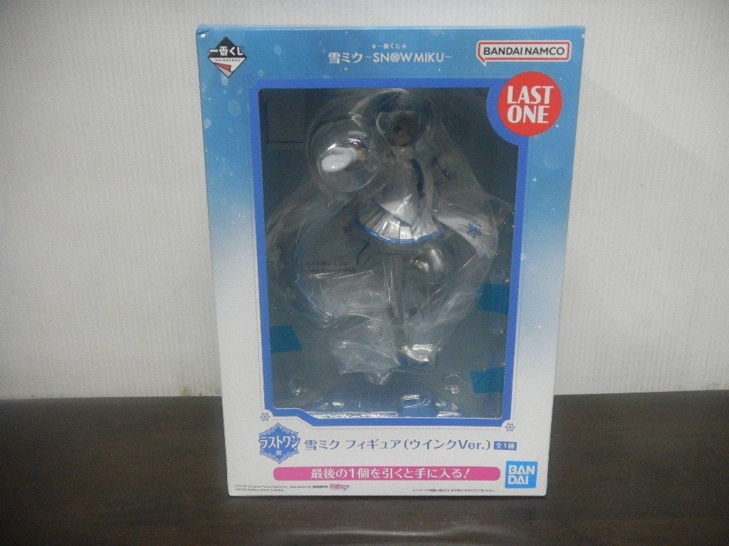 雪ミク 〜SNOW MIKU〜　一番くじ　雪ミク ウインクVer.　ラストワン賞 フィギュア　未開封