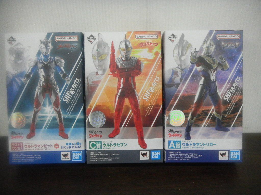 【スーパーセール】 一番くじ ウルトラマン A賞 C賞 ラストワン賞 3点セット 未開封 セブン トリガー ゼット S.H.Figuarts その他