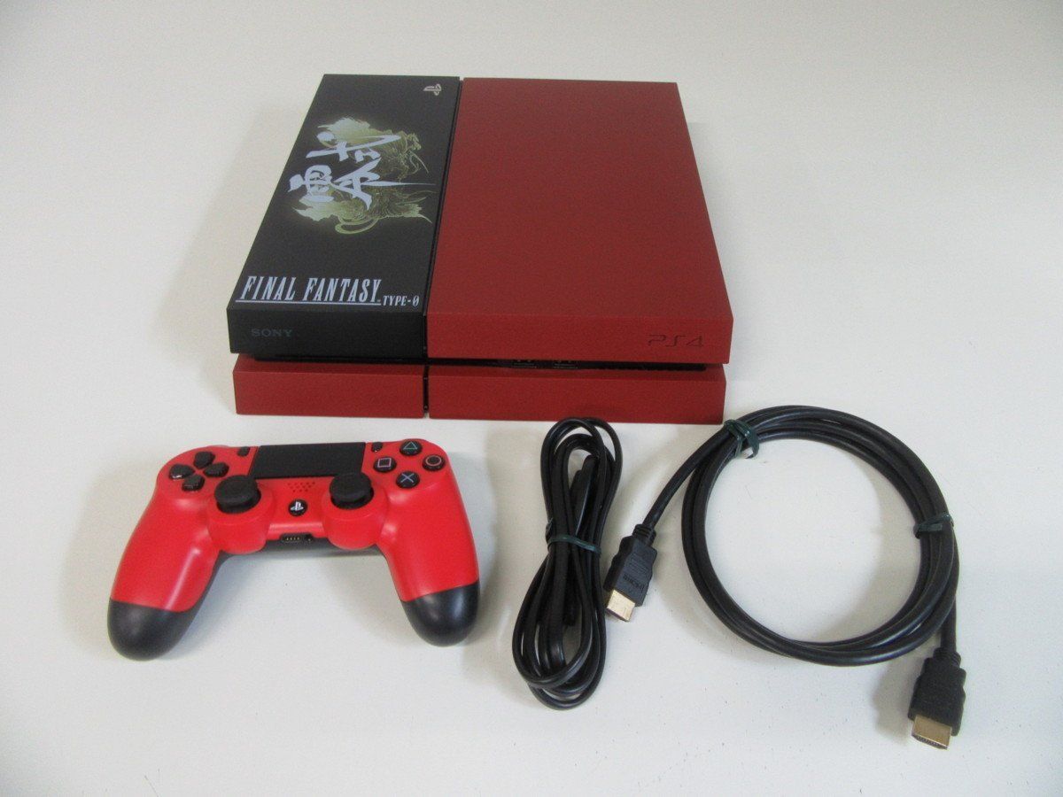 PlayStation4 PS4 本体 ファイナルファンタジー零式 朱雀エディション ※本体・コントローラ・電源・HDMIケーブルのみ
