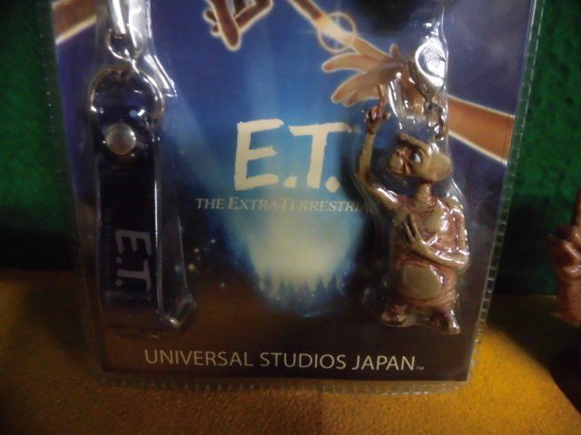 E.T. アクションキャラクター　キーチェーン/　ストラップ　ユニバーサルスタジオ・ジャパン